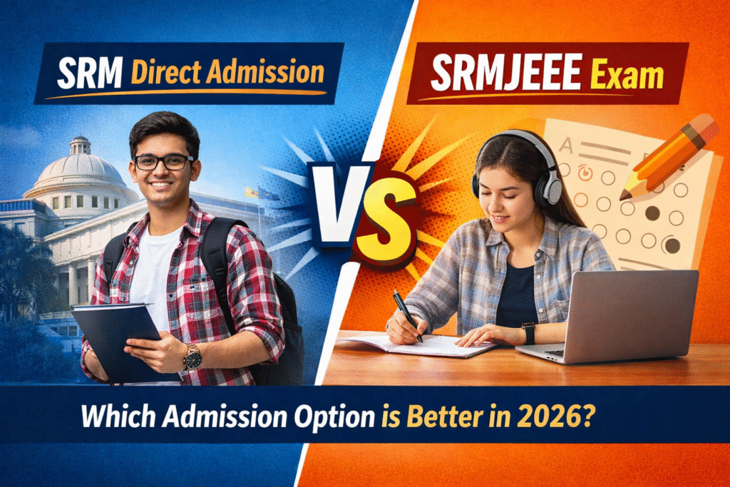 srm direct admission vs srm jee